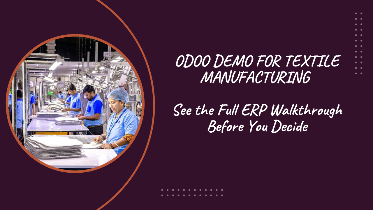 Odoo Demo for Textile Manufacturing